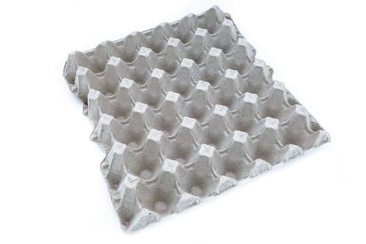 An egg box on a white background