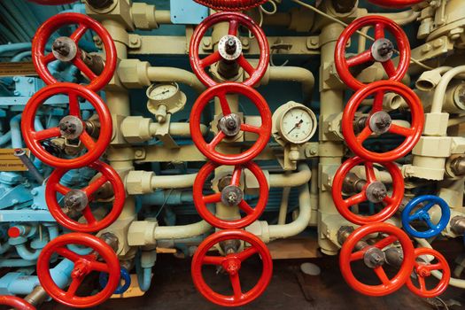 Main air engine on a submarine