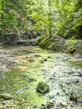 An image of the nice Pähler Schlucht in Bavaria Germany