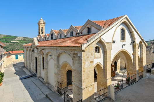 Timios Stavros orthodox monastery in Omodos village on Cyprus