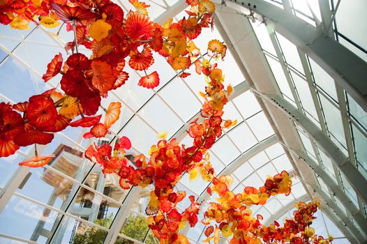 Space Needle and Chihuly Garden and Glass, Seattle WA