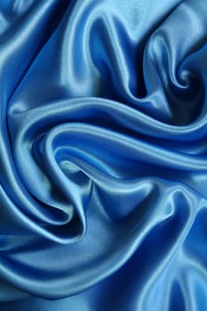 Smooth elegant dark blue silk can use as background Smooth elegant dark blue silk can use as background 