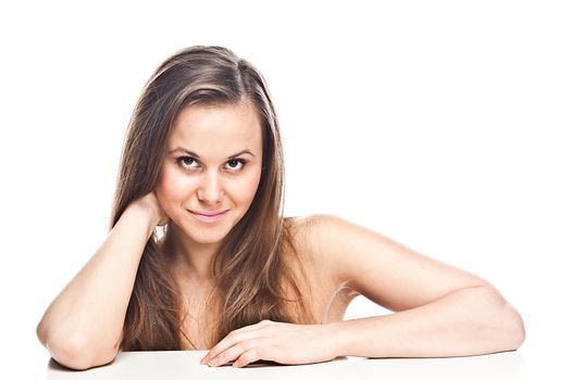 Image of a young and beautiful woman