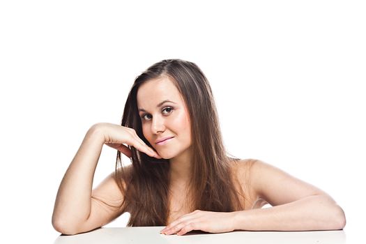 Image of a young and beautiful woman