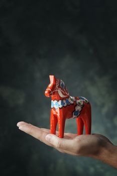 Dalecarlian horse or Dala horse (Swedish: Dalahäst) is a traditional carved and painted wooden statuette, it has become a symbol of Dalarna as well as Sweden in general.