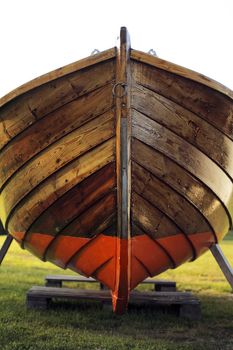 Old wooden boat