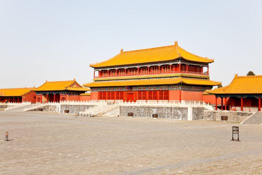 forbidden city in beijing, china