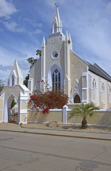 Cape Dutch style church in Clanwilliam in the remote Cederberg region of the Western Cape in South Africa