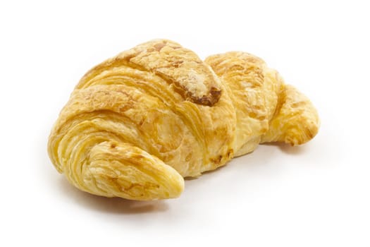 croissant on white background