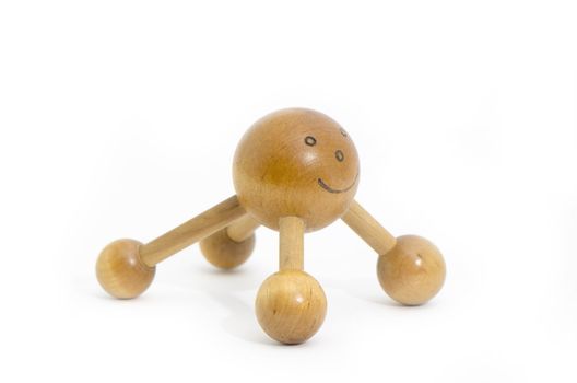 a wooden massager