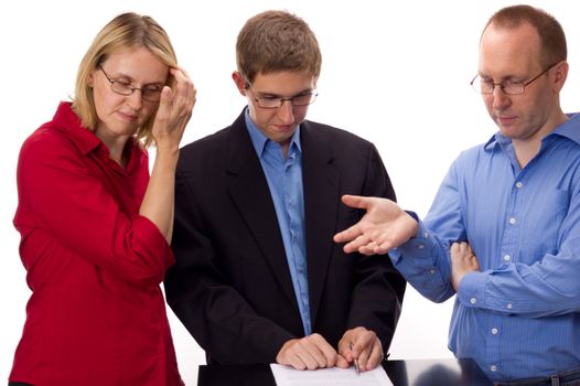 People signing of an agreement