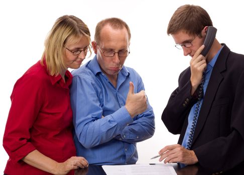 People signing of an agreement