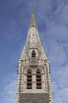 Christ Church Cathedral in Christchurch, South Island, New Zealand. Destroyed in an earthquake in 2011