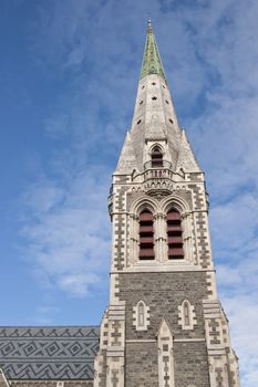 Christ Church Cathedral in Christchurch, South Island, New Zealand. Destroyed in an earthquake in 2011