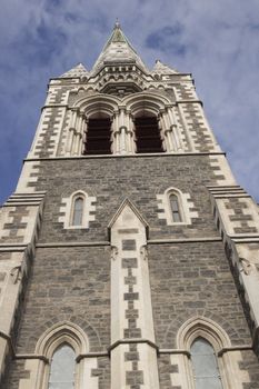 Christ Church Cathedral in Christchurch, South Island, New Zealand. Destroyed in an earthquake in 2011