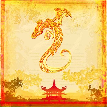 card of year of the dragon