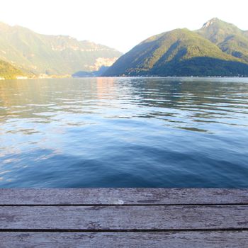 night lugano lake landscape