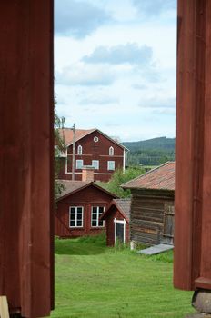 View from rural areas in the North of Sweden