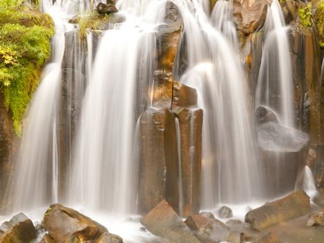 Tad Pha Suam Waterfall, Champasak, Southern of Laos.