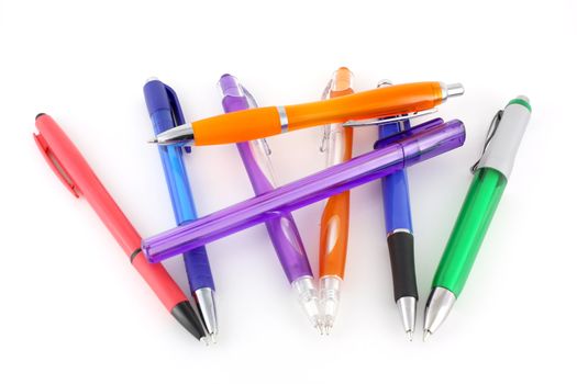 Color pens over white