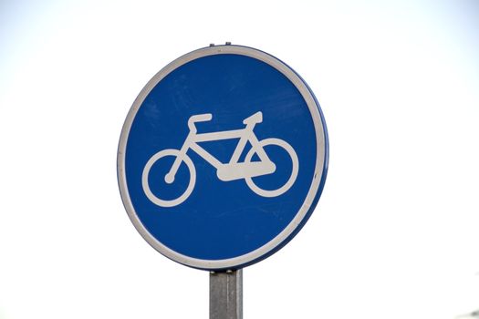 The bicycle path signal 