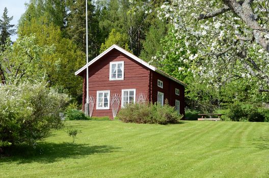 Red cottage in Sweden
