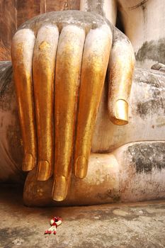 Big Buddha s Hand with a small flower ring