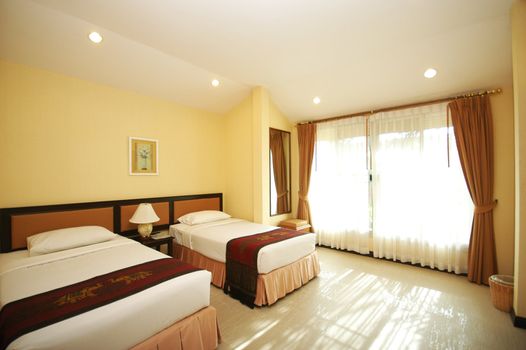 Twin Bedroom in a hotel