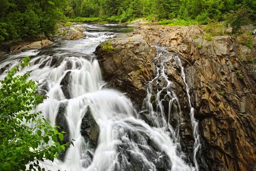 Waterfall at Chutes provincial park, Ontario, Canada