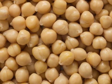 close up of chickpeas food background