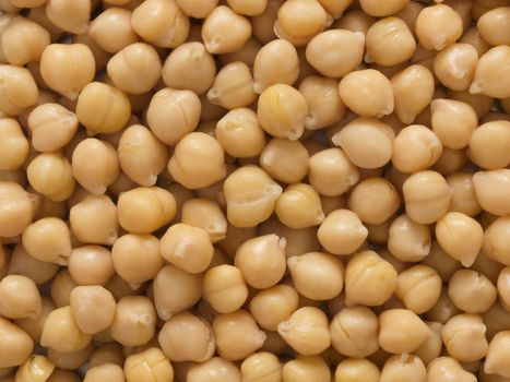 close up of chickpeas food background