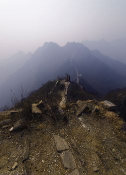 great wall of china unrestored