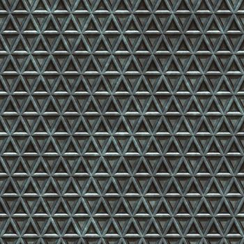 Rusty grunge diamond steel plate background.