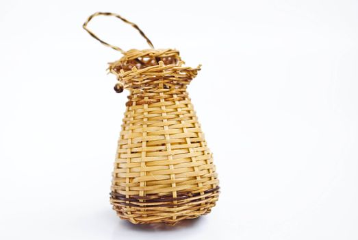 Thailand bamboo fishing trap made from bamboo wood