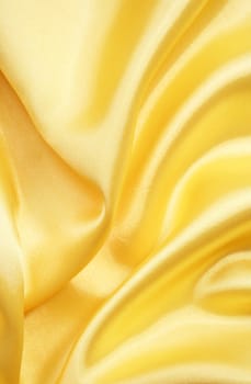 Smooth elegant golden silk can use as background 