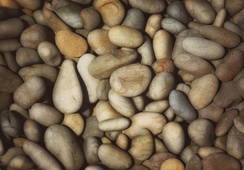 rough stones on the beach