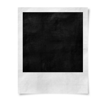 Paper texture ,Blank photo isolated on white