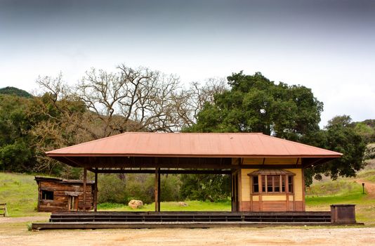 An old western town in California.