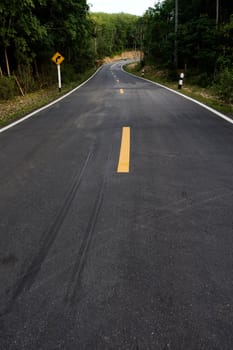 Winding Road in Thailand