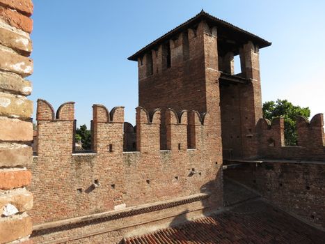 Verona - the famous medieval castle in the city centre