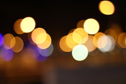 city bokeh background