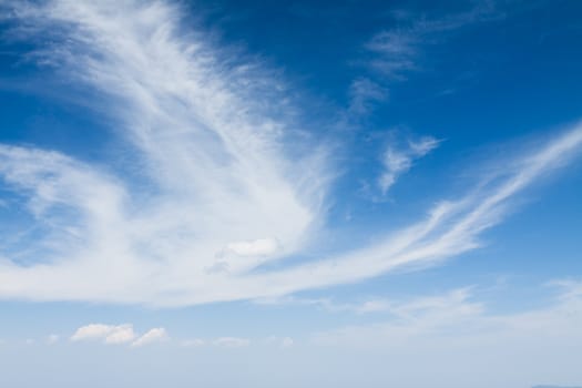 Blue sky and clouds