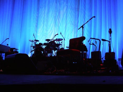 FLORENCE, SEPTEMBER 1ST: Leonard Cohen sings in front of a big audience for his only Italian date of the tour in Florence, piazza Santa Croce on September 1st, 2010.
