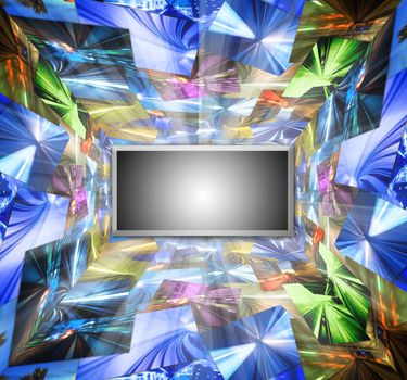 High Definition television concept photo