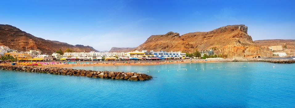 Gran canaria puerto de mogan beach in Canary Islands