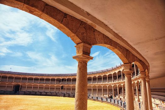 Bullfighting arena in Ronda, Spain 