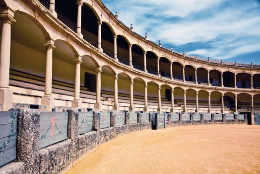 Bullfighting arena in Ronda, Spain 