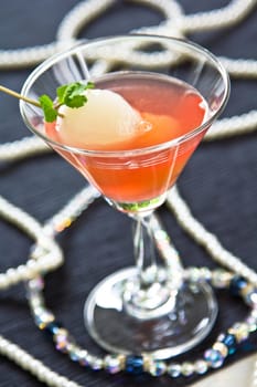 Lychee  and Grapefruit cocktail