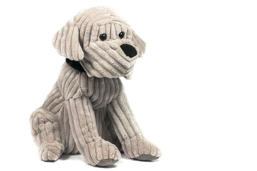 toy puppy dog isolated on white