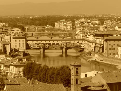 Florence, medieval heritage town in central Italy